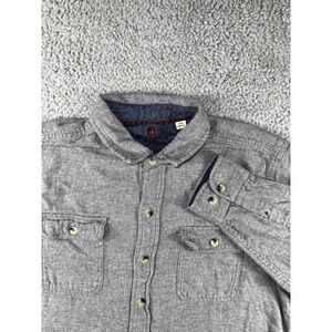 Woolrich Flannel Shirt Men‎ Large Button Up Basic Capsule Minimalist Preppy
